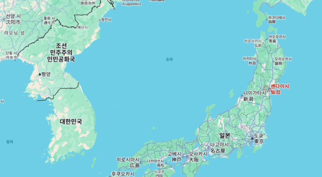 센다이 위치, 일본여행 센다이 장단점